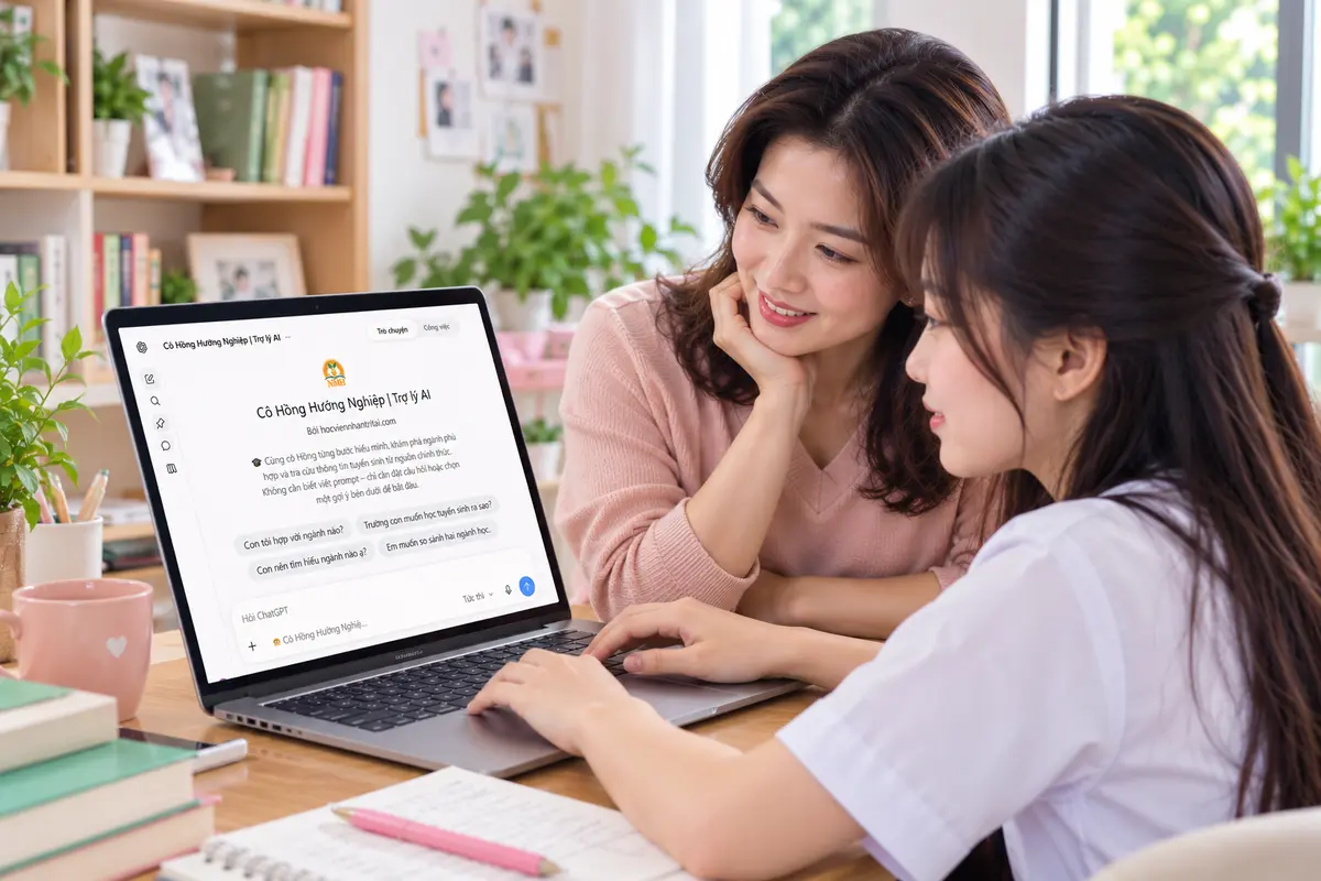 Trợ lý AI Cô Hồng Hướng Nghiệp